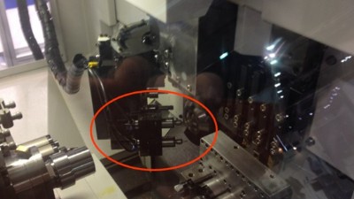 西铁城A20打斜孔0.8mm，刀座孔25.4mm可加装直柄高频铣加工