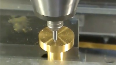 PEEK钻微孔0.3mm，CNC可装80000转加工中心增速器无毛刺