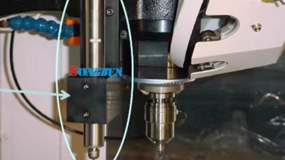 铝合金材质钻微孔0.5mm，加工中心可加装NAKANISHI高速电主轴