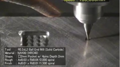 钨钢钻0.05mm微孔，15万转高速气动主轴可加工